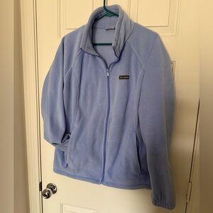 Columbia Benton Springs fleece jacket periwinkle women’s size XXL